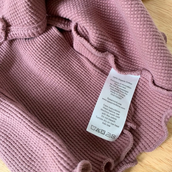 Spearmint Love Waffle Newborn Set - Picture 4 of 5